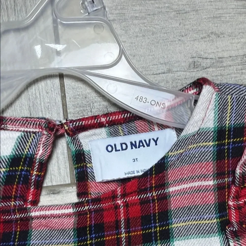 Old Navy Kids Plaid Dress Set of Two Size 3T